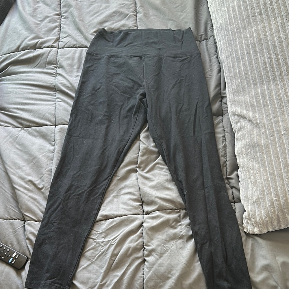 Black High-Waisted Leggings Aerie Offline